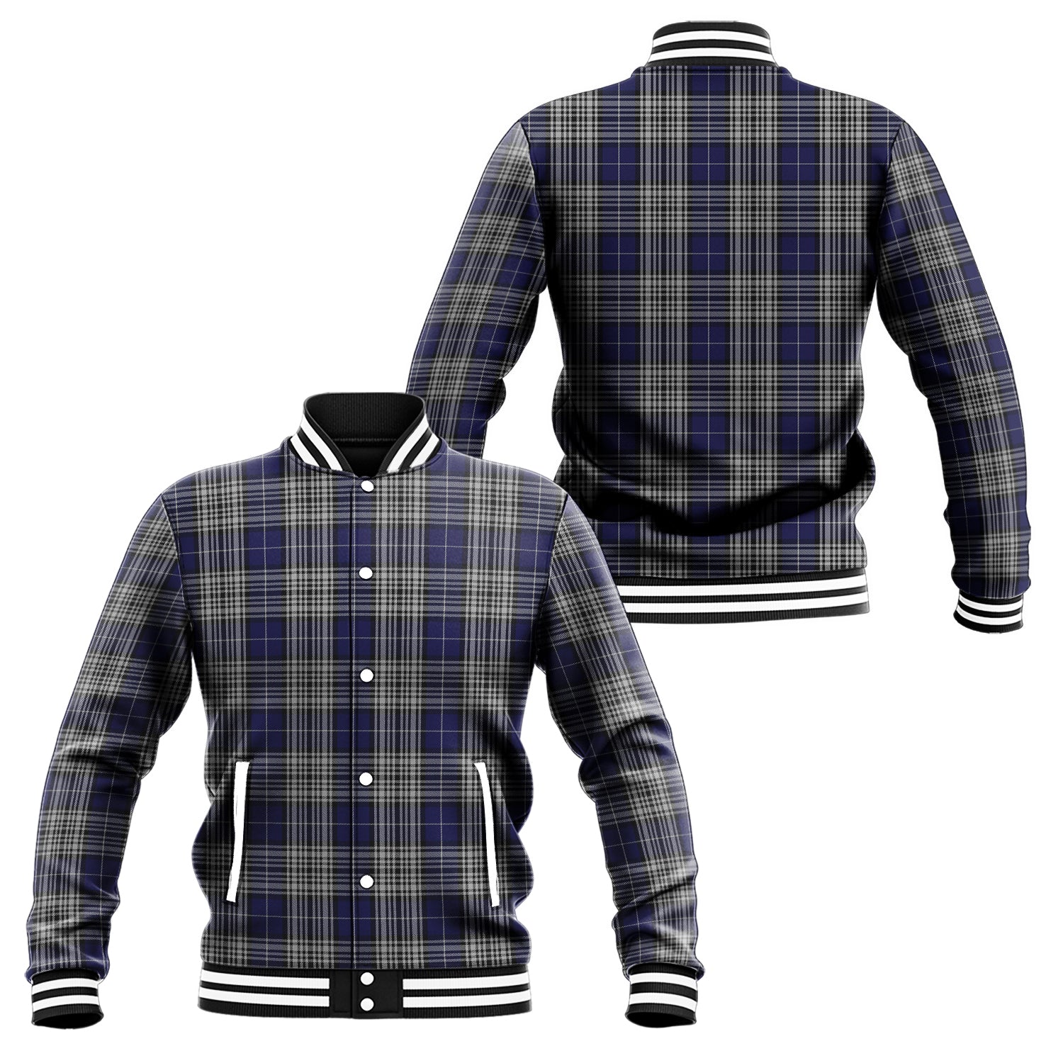 Napier Tartan Baseball Jacket Unisex - Tartan Vibes Clothing