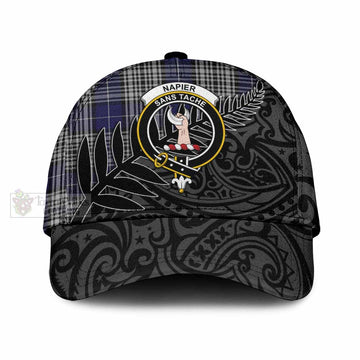 Napier Tartan Classic Cap with New Zealand Silver Fern Half Style