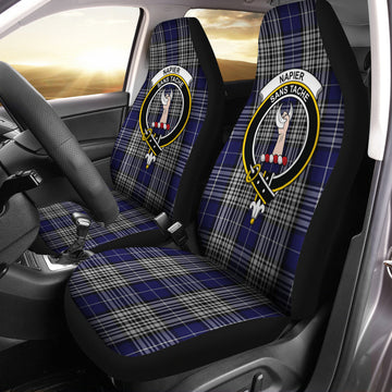 Napier Tartan Car Seat Cover with Family Crest One Size - Tartan Vibes Clothing