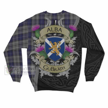 Napier Tartan Family Crest Sweatshirt Lion Rampant Royal Thistle Shield Celtic Inspired