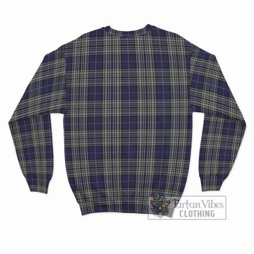 Napier Tartan Sweatshirt with Family Crest DNA In Me Style