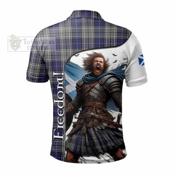 Napier Crest Tartan Polo Shirt Inspired by the Freedom of Scottish Warrior