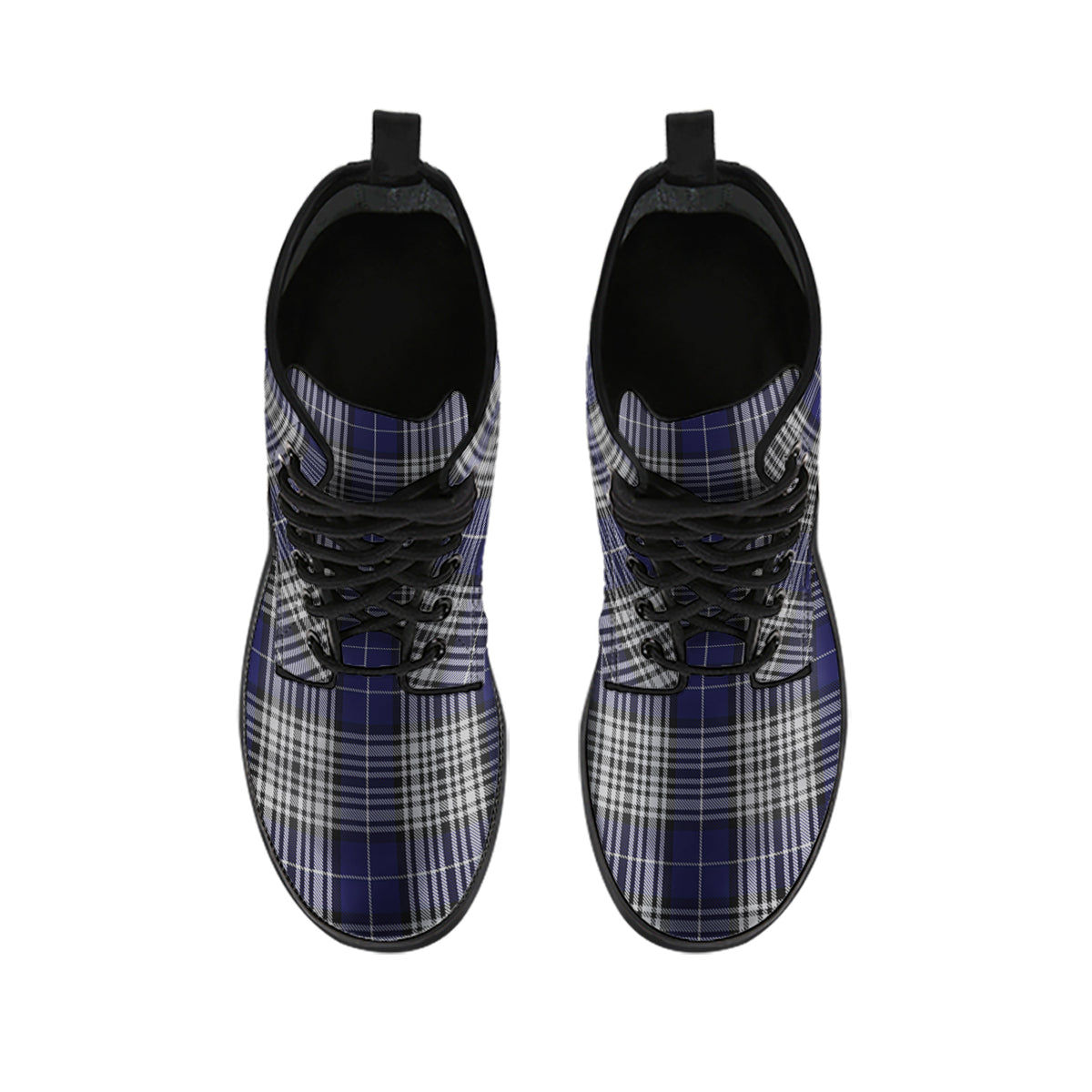 Napier Tartan Leather Boots - Tartan Vibes Clothing