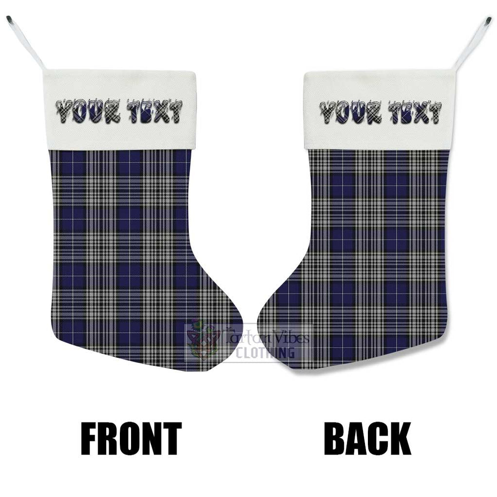 Tartan Vibes Clothing Napier Tartan Christmas Stocking with Personalized Text