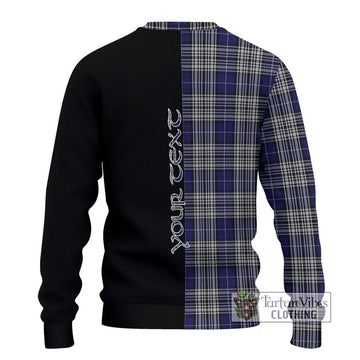 Napier Tartan Ugly Sweater with Family Crest and Half Of Me Style