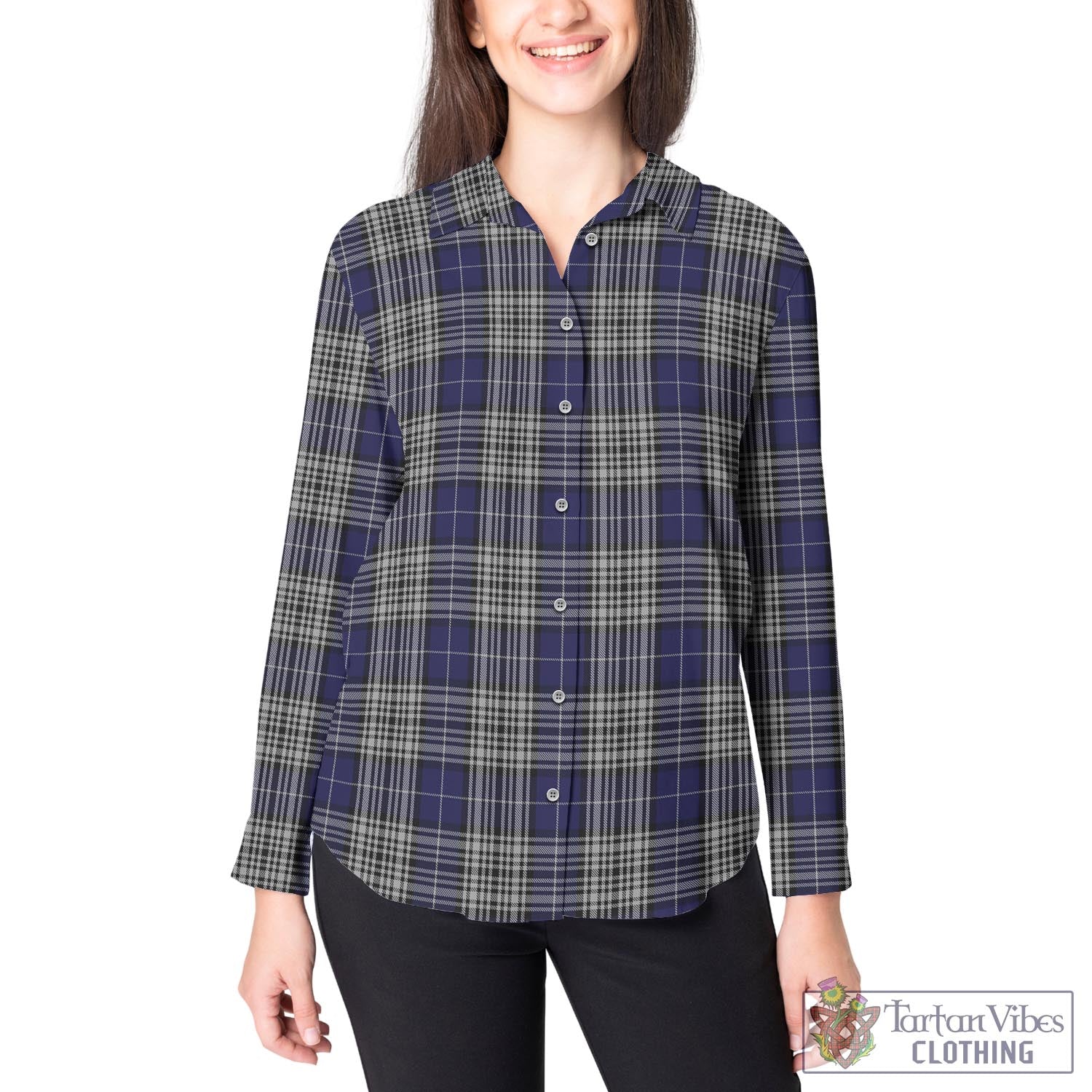 Napier Tartan Womens Casual Shirt