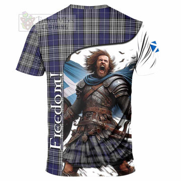 Napier Crest Tartan T-Shirt Inspired by the Freedom of Scottish Warrior