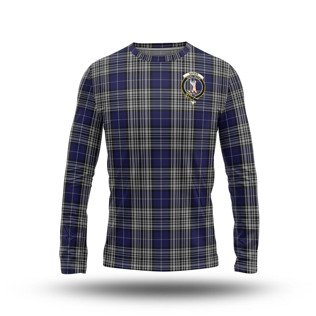 napier-tartan-long-sleeve-t-shirt-with-family-crest