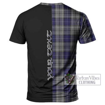 Napier Tartan T-Shirt with Family Crest and Half Of Me Style