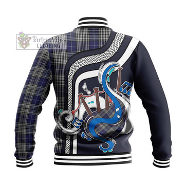 Napier Tartan Baseball Jacket with Epic Bagpipe Style