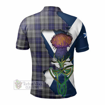 Napier Tartan Family Crest Polo Shirt Scottish Thistle Celtic Inspired - Tartan Vibes Clothing