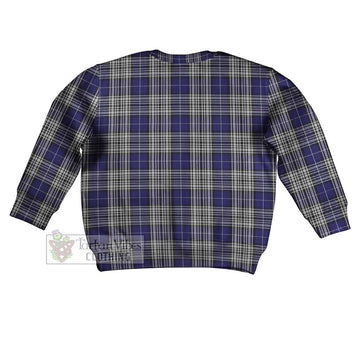 Napier Tartan Kid Ugly Sweater with Family Crest - Tartan Vibes Clothing