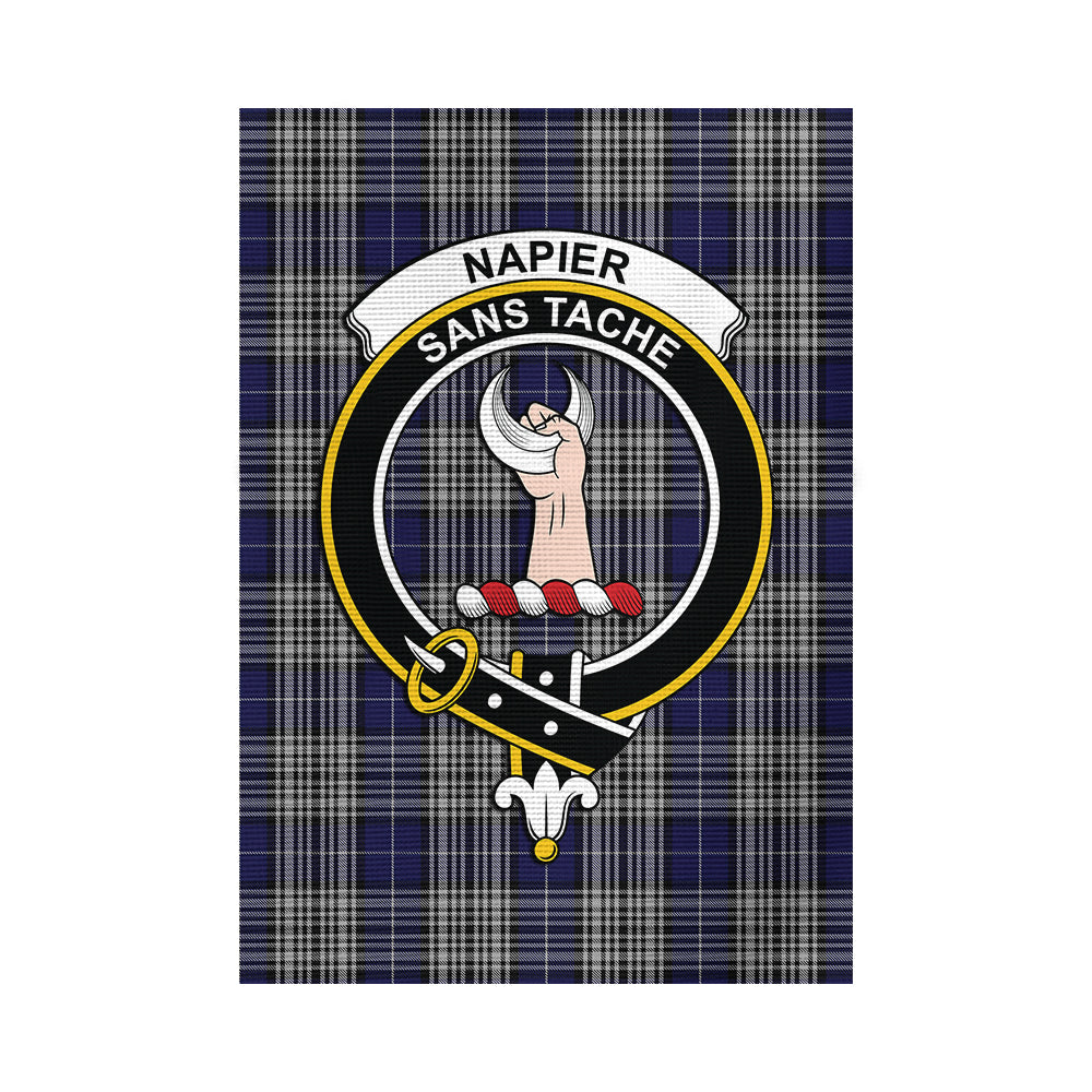 Napier Tartan Flag with Family Crest - Tartan Vibes Clothing