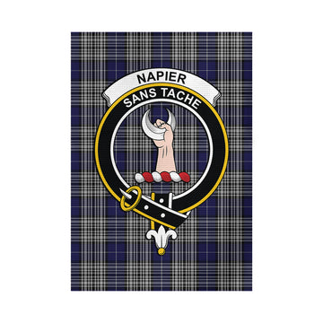 Napier Tartan Garden Flag with Family Crest - Tartan Vibes Clothing