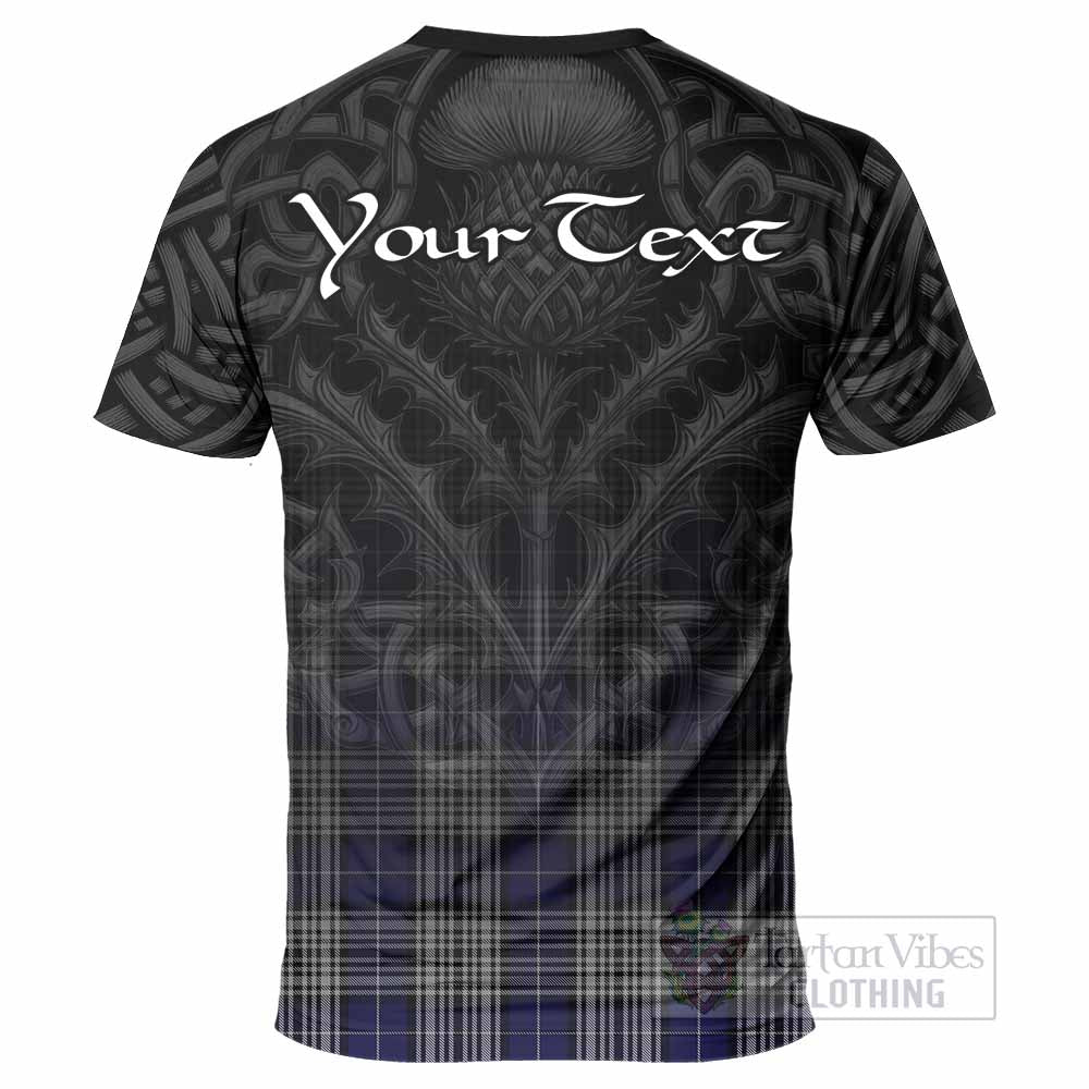 Tartan Vibes Clothing Napier Tartan T-Shirt with Family Crest Celtic Thistle Vibes