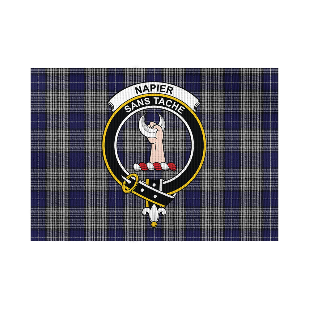 Napier Tartan Flag with Family Crest - Tartan Vibes Clothing