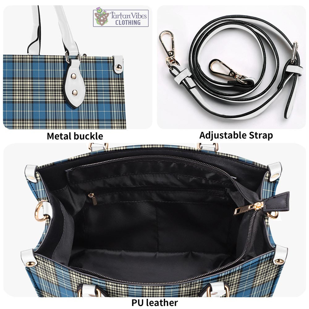 Tartan Vibes Clothing Napier Ancient Tartan Luxury Leather Handbags