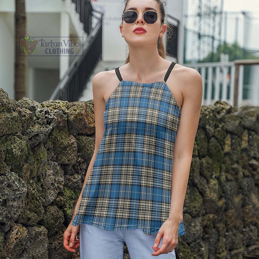 Tartan Vibes Clothing Napier Ancient Tartan Loose Halter Neck Camisole