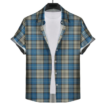 Napier Ancient Tartan Short Sleeve Button Down Shirt