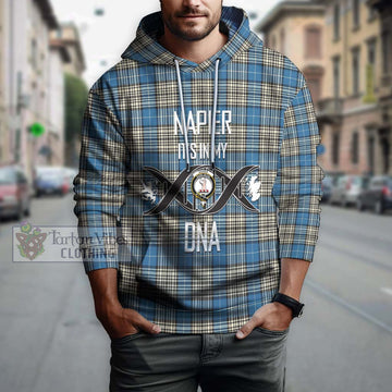 Napier Ancient Tartan Hoodie with Family Crest DNA In Me Style