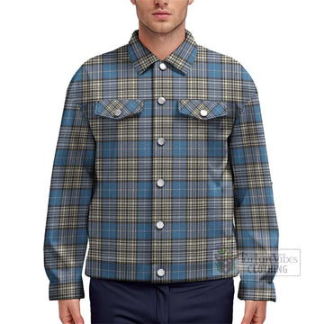 Napier Ancient Tartan Unisex Lapel Cotton Jacket