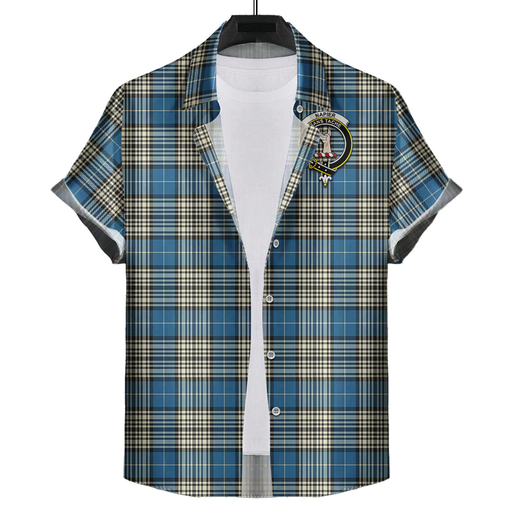 napier-ancient-tartan-short-sleeve-button-down-shirt-with-family-crest