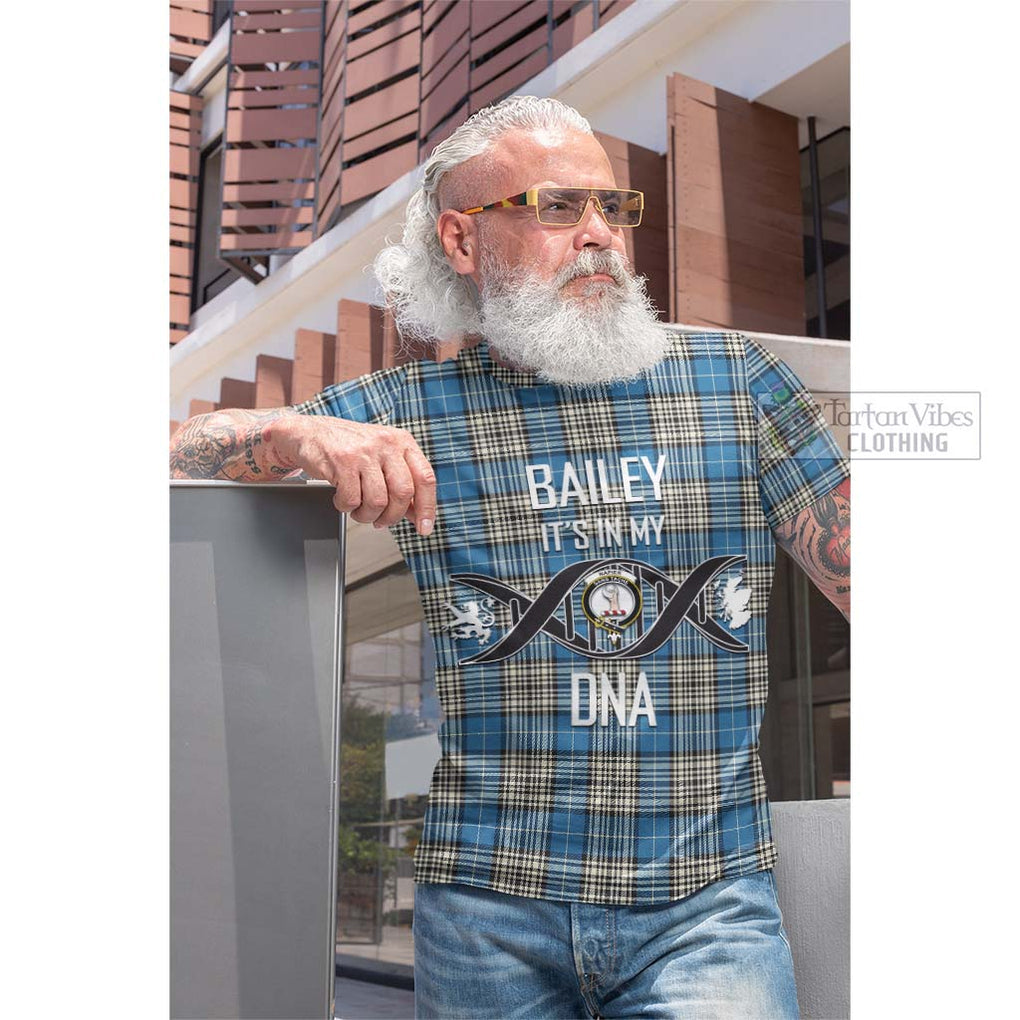 Tartan Vibes Clothing Napier Ancient Tartan Cotton T-shirt with Family Crest DNA In Me Style