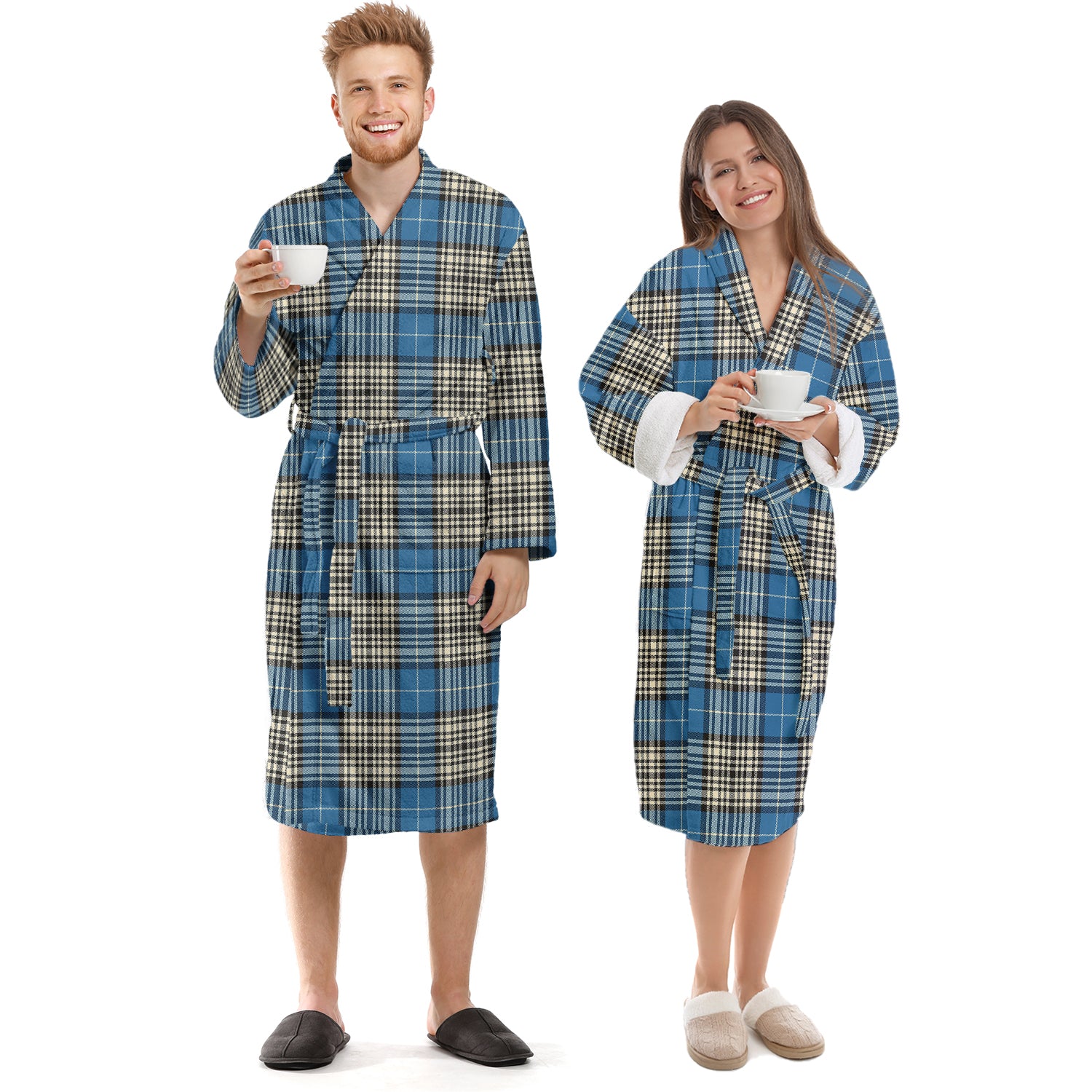 Napier Ancient Tartan Bathrobe Unisex S - Tartan Vibes Clothing