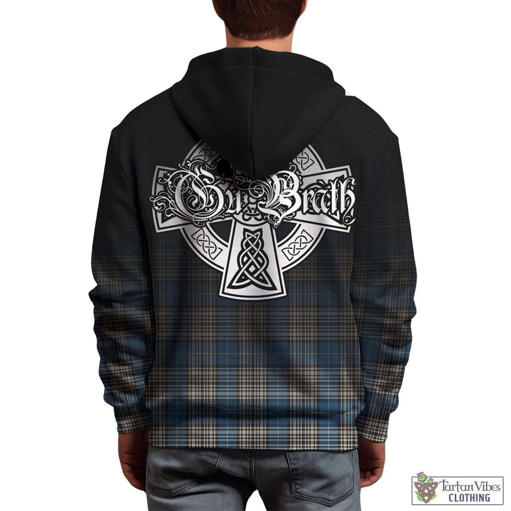 Tartan Vibes Clothing Napier Ancient Tartan Hoodie Featuring Alba Gu Brath Family Crest Celtic Inspired