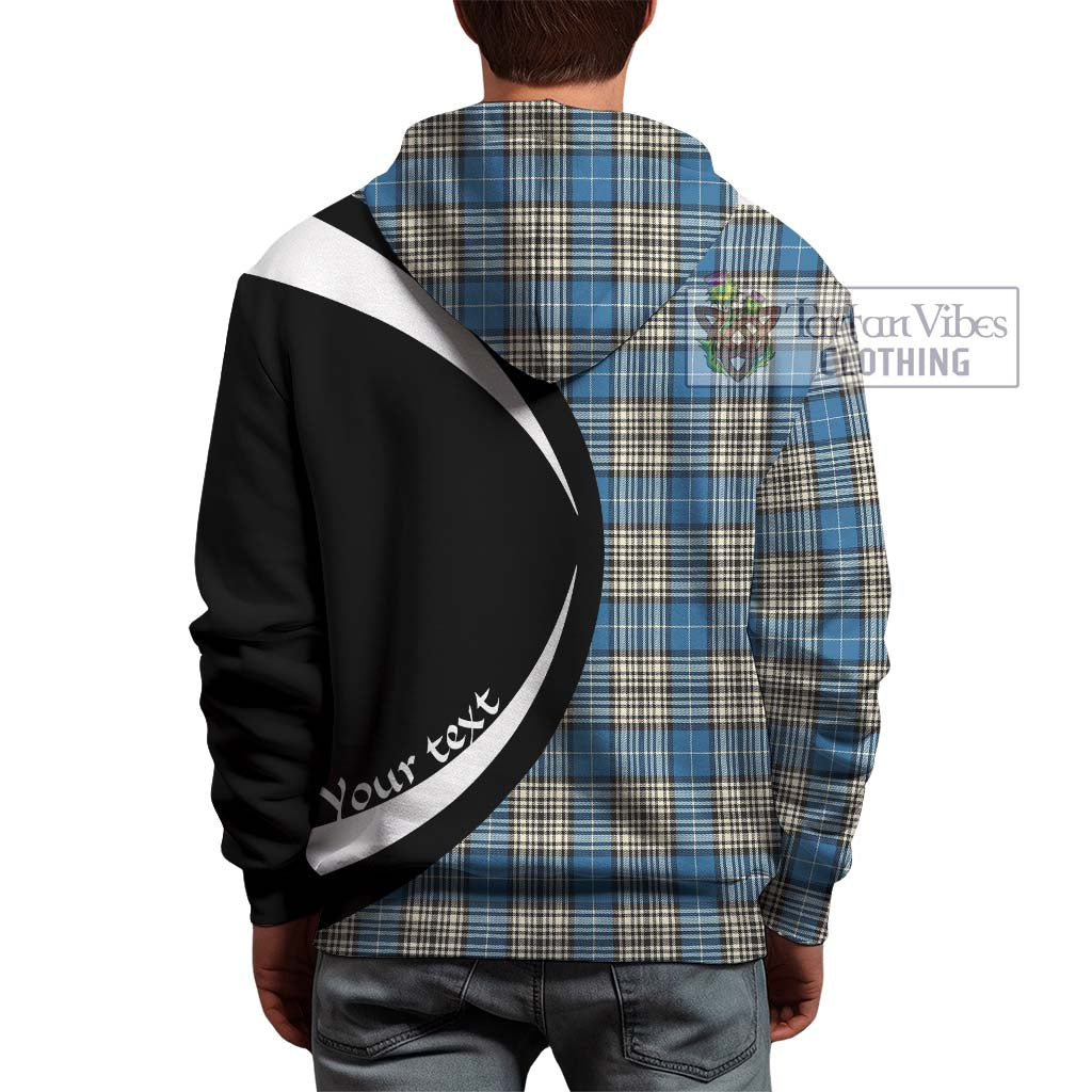 Napier Ancient Tartan Hoodie with Family Crest Circle Style - Tartan Vibes Clothing