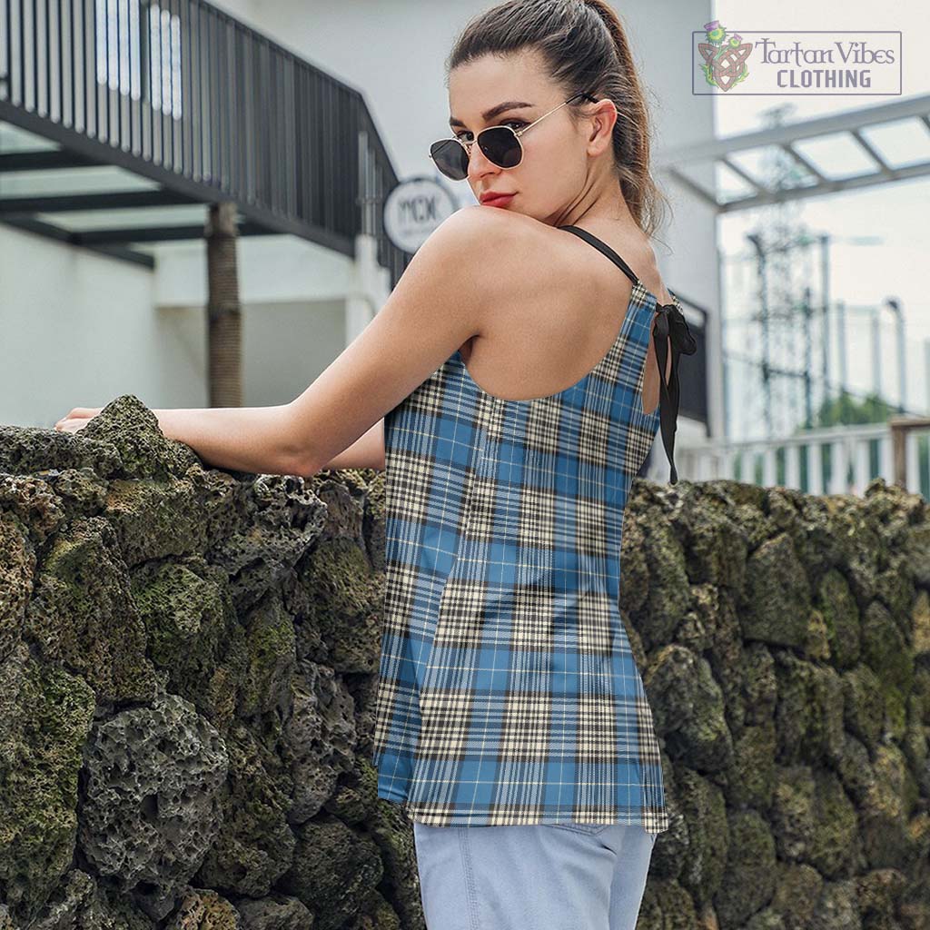 Tartan Vibes Clothing Napier Ancient Tartan Loose Halter Neck Camisole