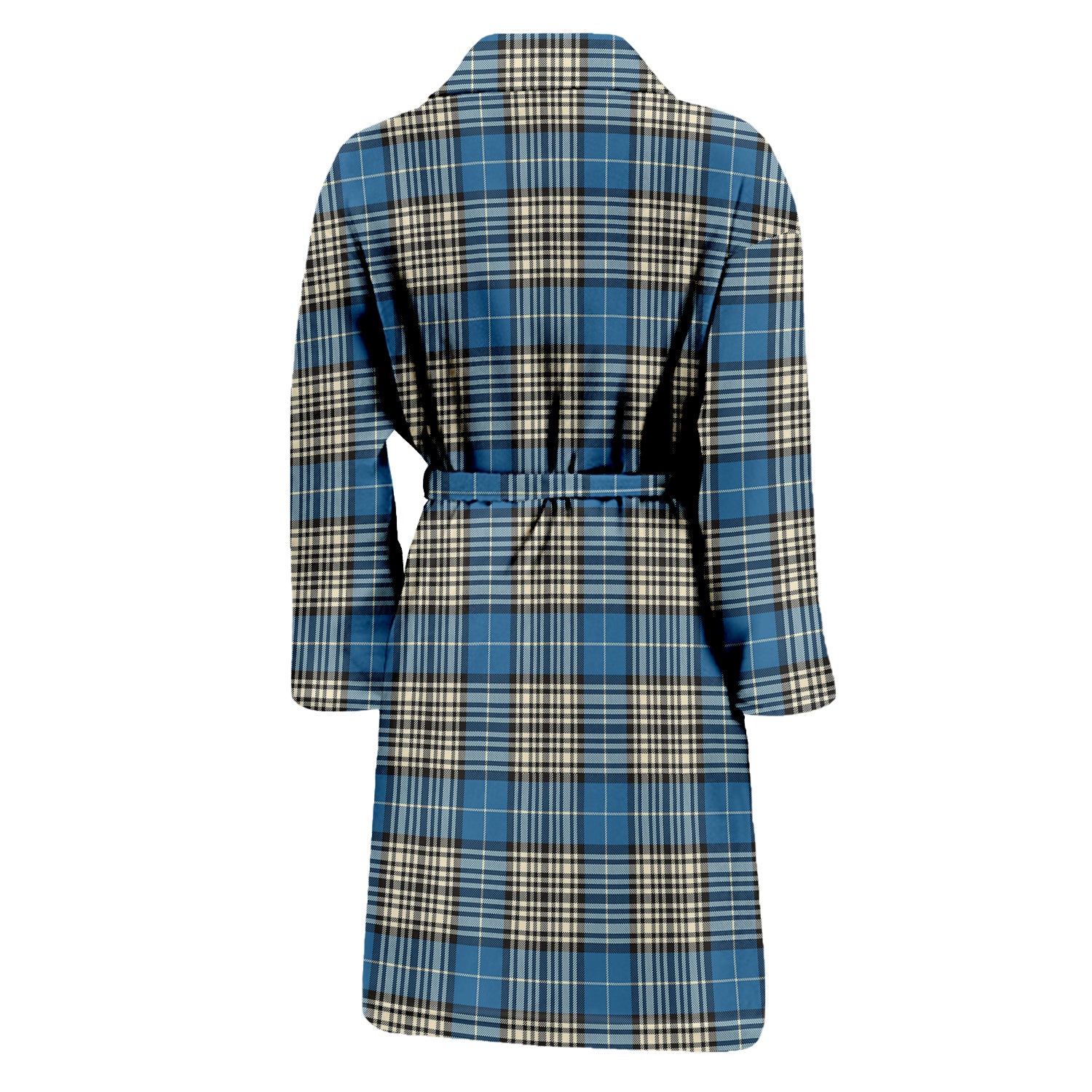 Napier Ancient Tartan Bathrobe with Family Crest - Tartan Vibes Clothing