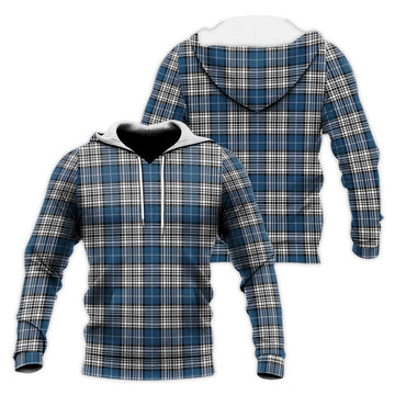 Napier Modern Tartan Knitted Hoodie