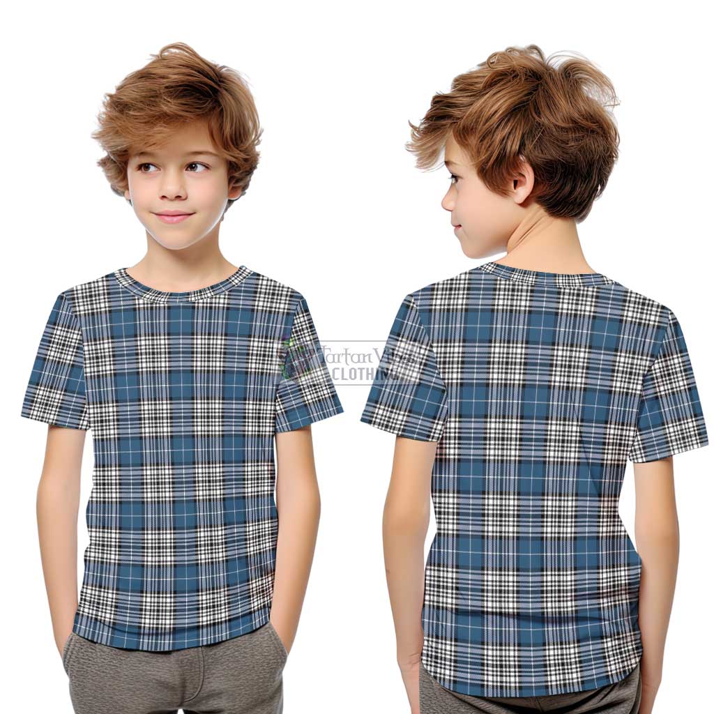 Tartan Vibes Clothing Napier Modern Tartan Kid T-Shirt