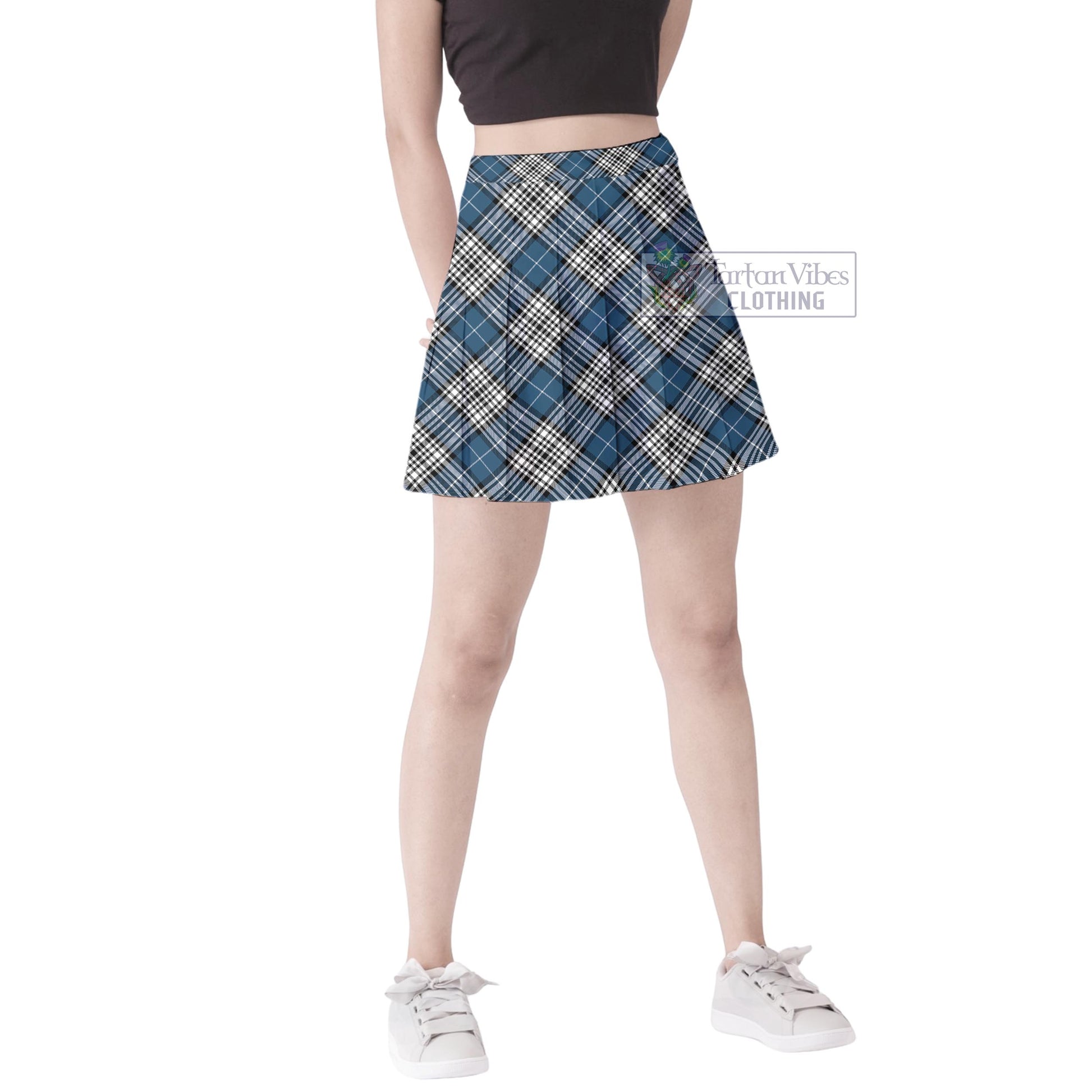 Tartan Vibes Clothing Napier Modern Tartan Women's Plated Mini Skirt