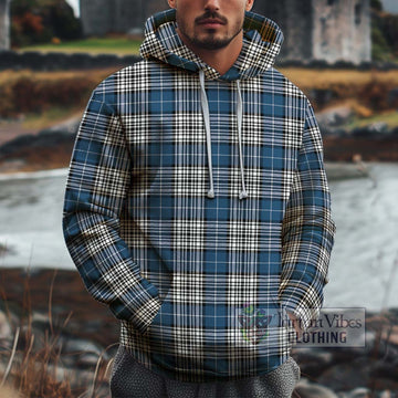 Napier Modern Tartan Cotton Hoodie