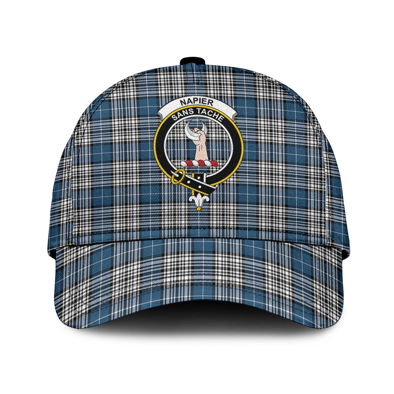 napier-modern-tartan-classic-cap-with-family-crest