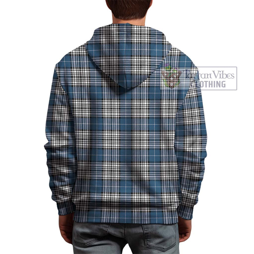 Napier Modern Tartan Hoodie with Family Crest DNA In Me Style - Tartanvibesclothing Shop