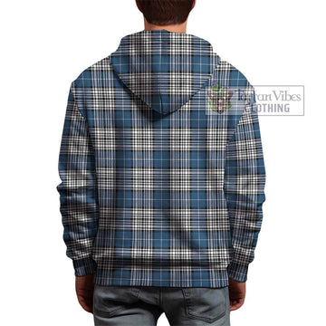 Napier Modern Tartan Hoodie with Family Crest DNA In Me Style