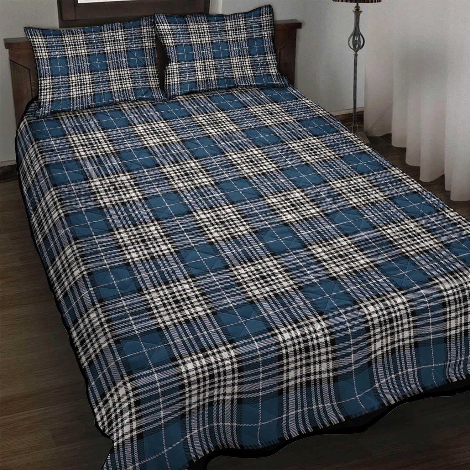 Napier Modern Tartan Quilt Bed Set - Tartanvibesclothing Shop