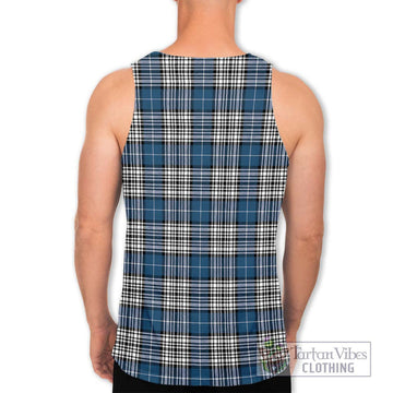 Napier Modern Tartan Men's Tank Top with Family Crest DNA In Me Style