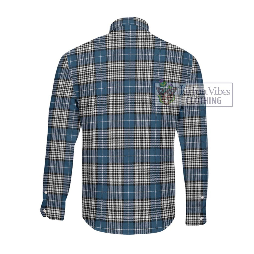 Napier Modern Tartan Long Sleeve Button Shirt with Family Crest DNA In Me Style - Tartanvibesclothing Shop