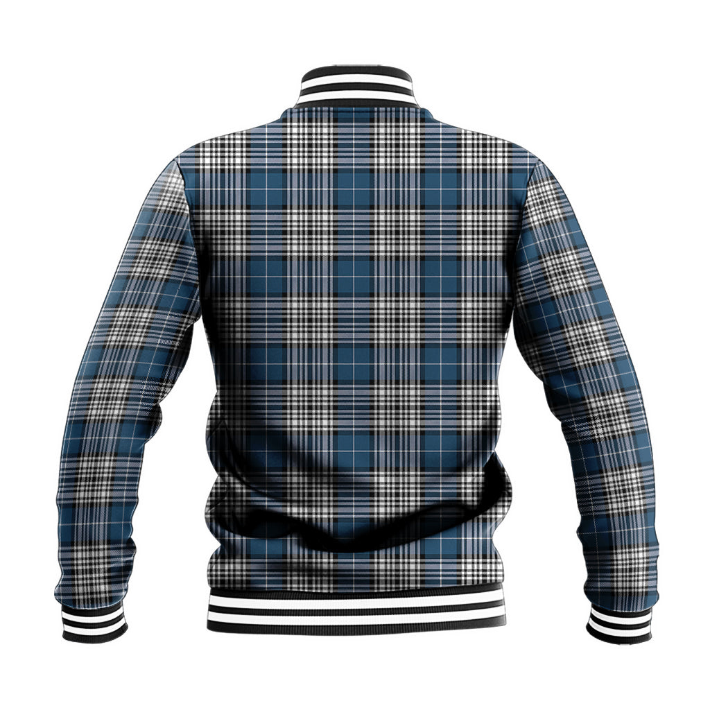 Napier Modern Tartan Baseball Jacket with Family Crest - Tartan Vibes Clothing