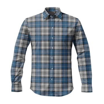 Napier Modern Tartan Long Sleeve Button Up Shirt