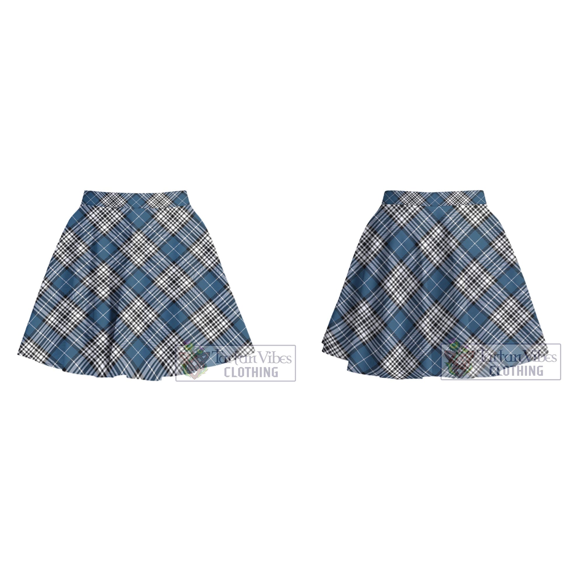 Tartan Vibes Clothing Napier Modern Tartan Women's Plated Mini Skirt