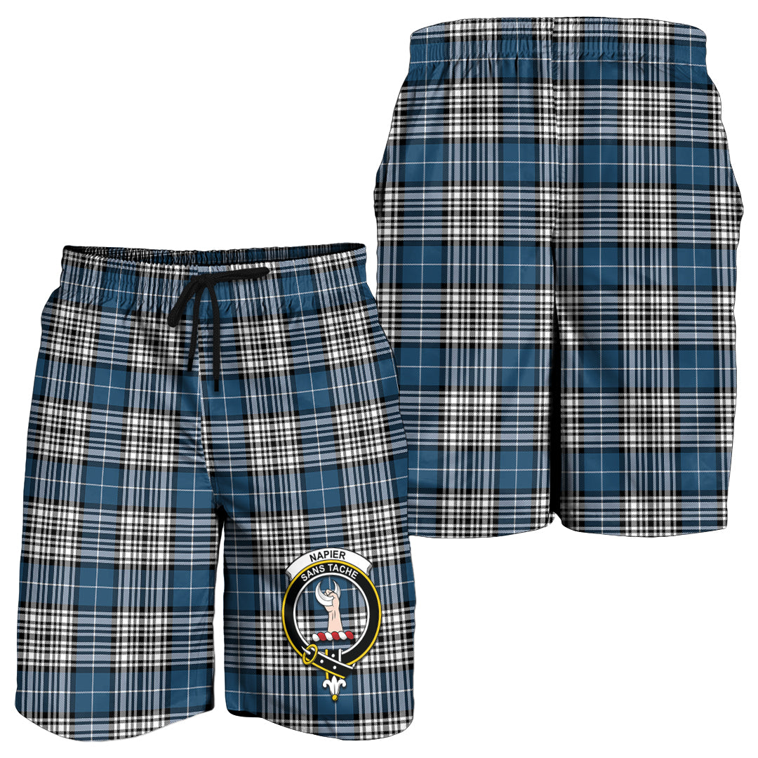napier-modern-tartan-mens-shorts-with-family-crest