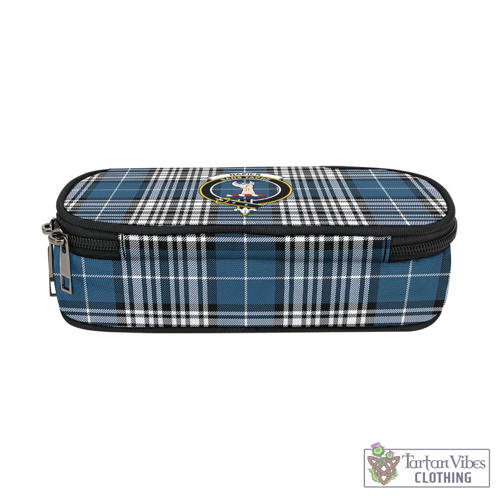 Tartan Vibes Clothing Napier Modern Tartan Pen and Pencil Case with Family Crest