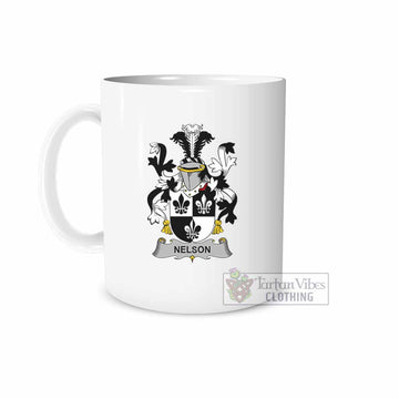 Nelson Irish Clan Coat of Arms Ceramic Mug