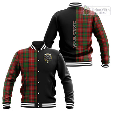 Nesbitt Tartan Baseball Jacket with Family Crest and Half Of Me Style