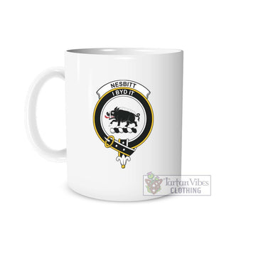 Nesbitt (Nisbet) Family Crest Ceramic Mug